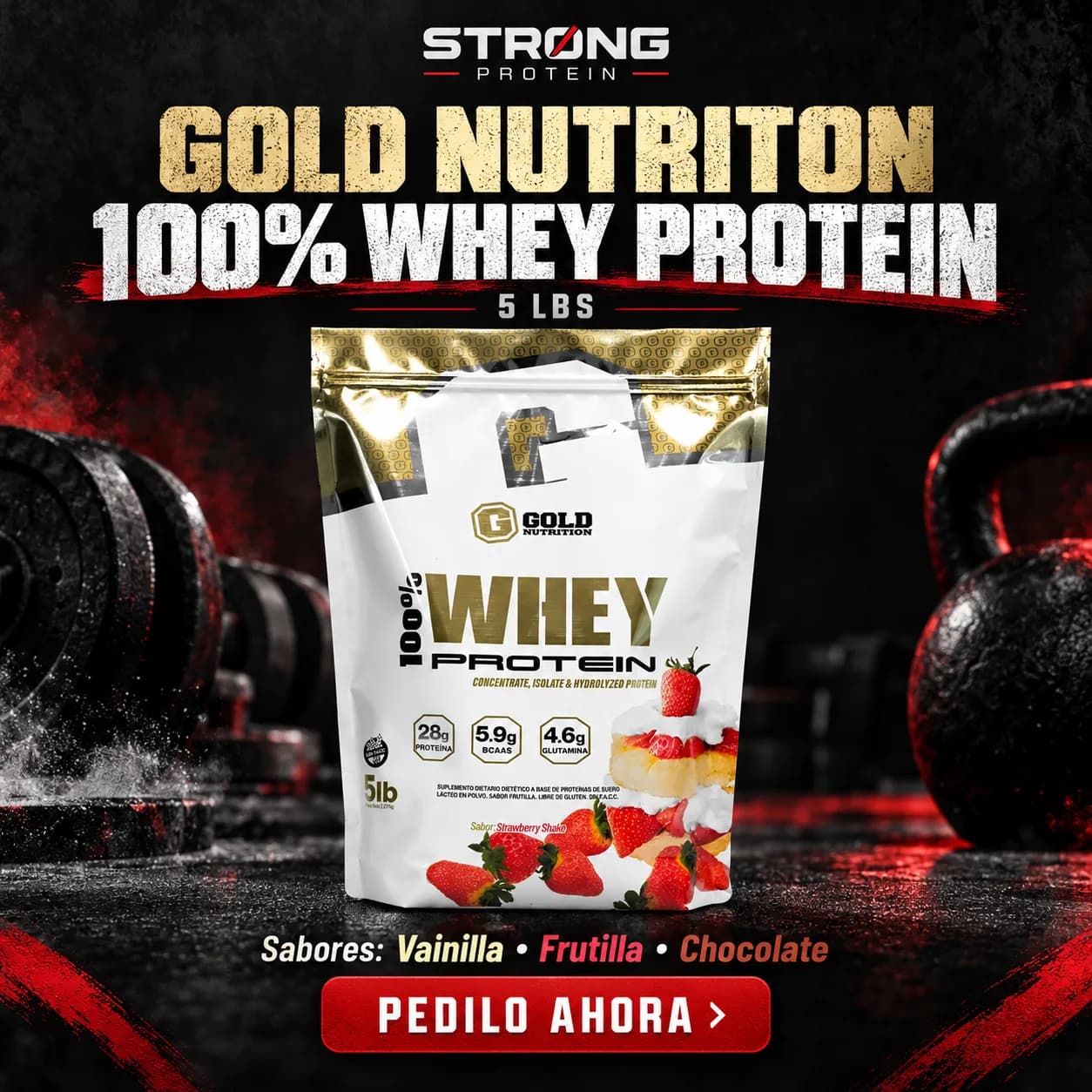 Whey Protein x5Lbs